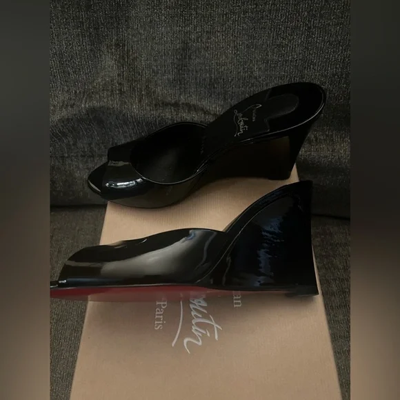 Christian Louboutin Me Dolly Zeppa 85 Patent Leather